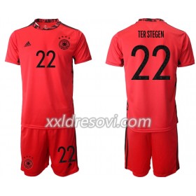 Njemačka TER Stegen 22 Golmanski Domaći Dječji Komplet Dresovi za Nogomet Euro 2020 (+ kratke hlače)